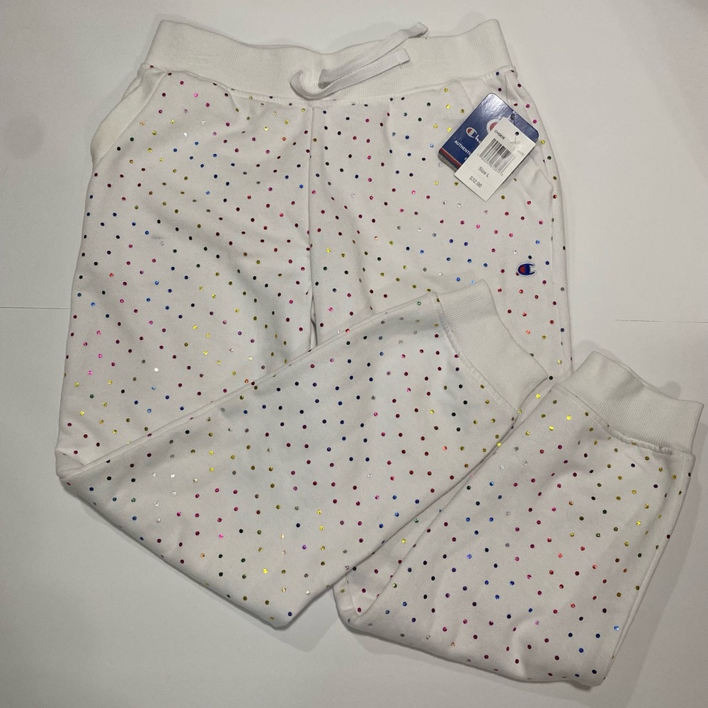 Girls Champion sweatpants New with tags Large